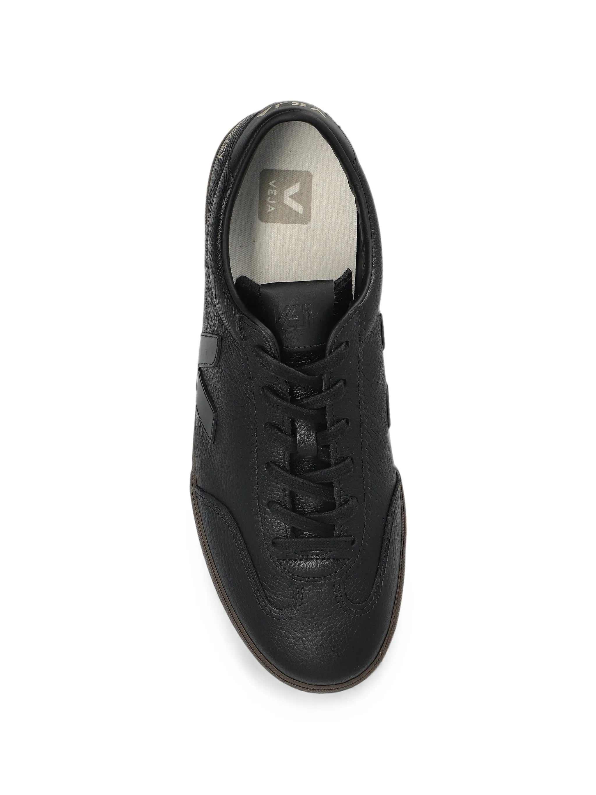 Volley grained leather sneakers