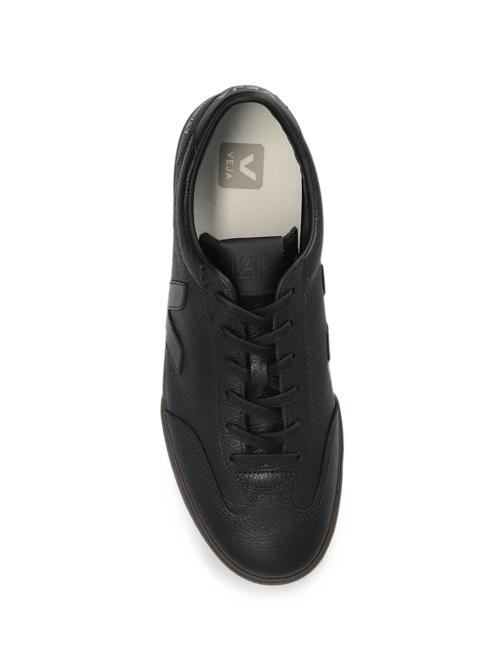 Volley grained leather sneakers