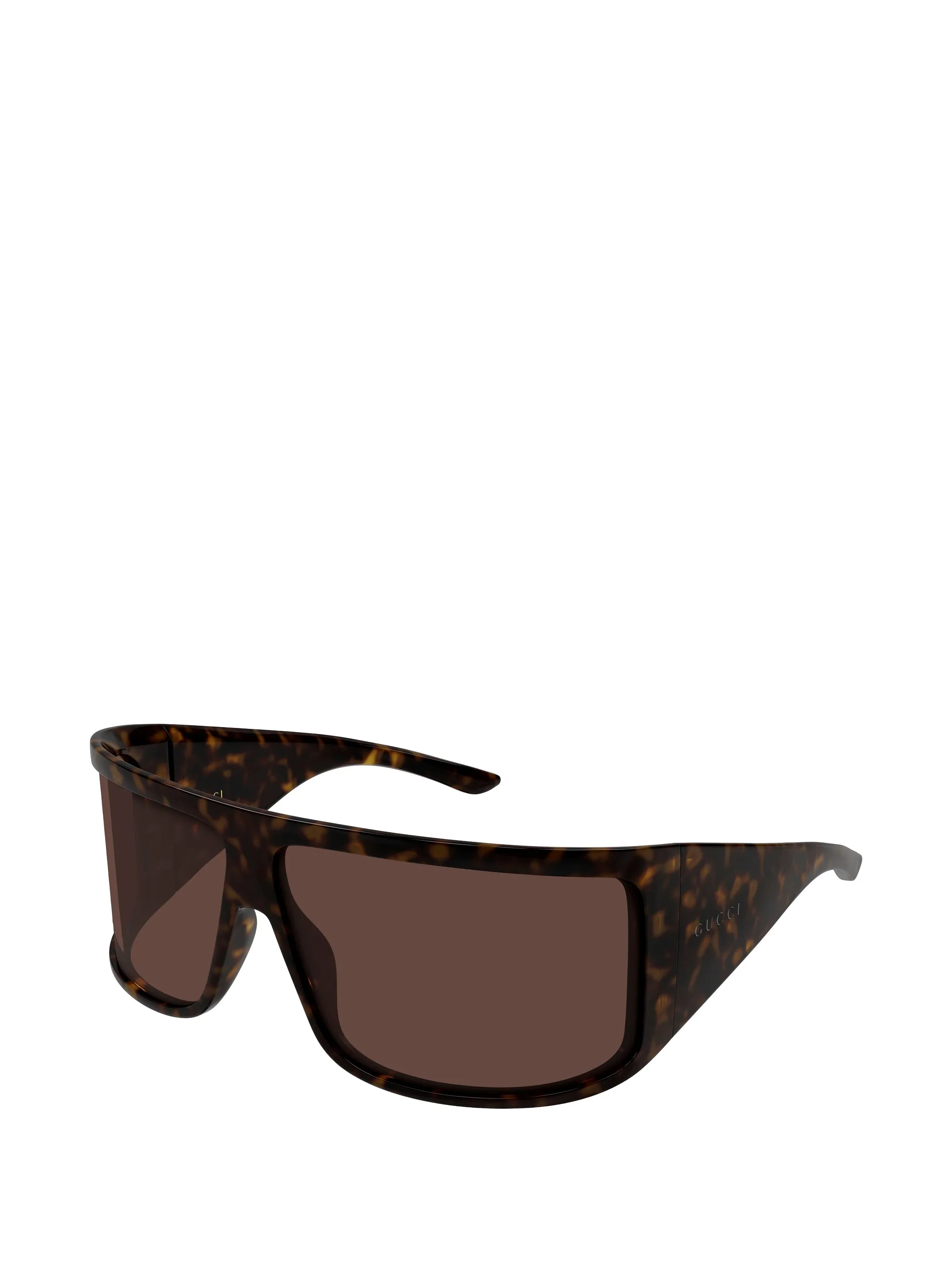 tortoiseshell-effect square-frame sunglasses