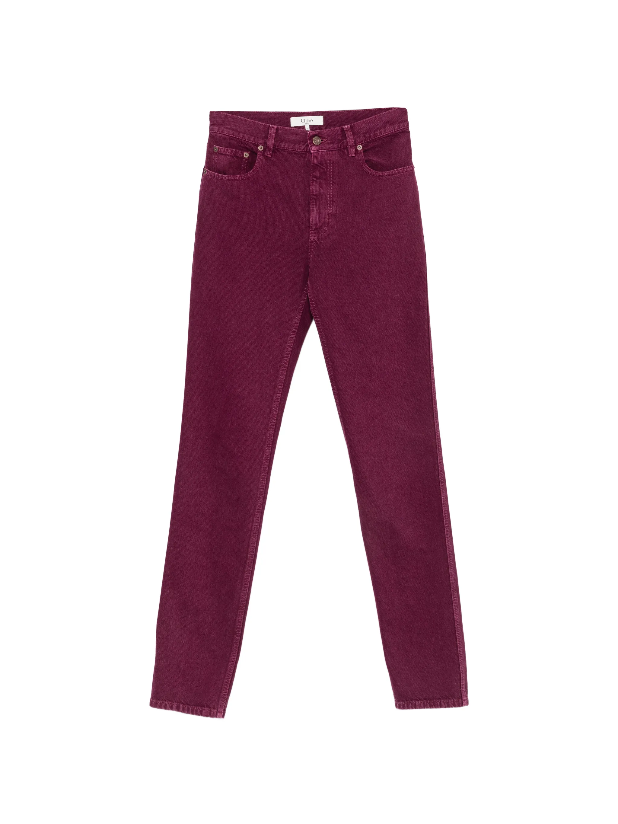 straight-leg jeans