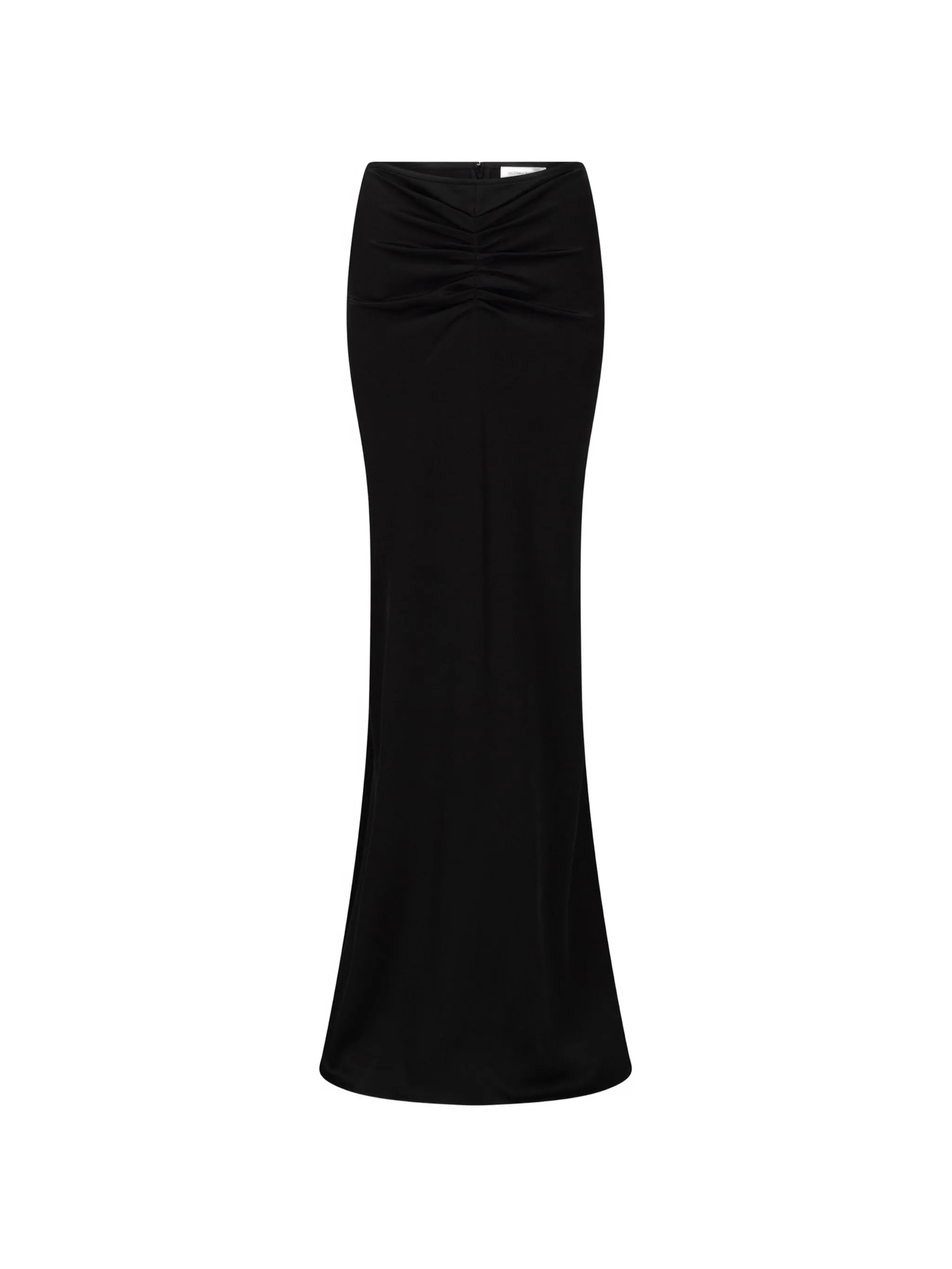 Isabella ruched maxi skirt