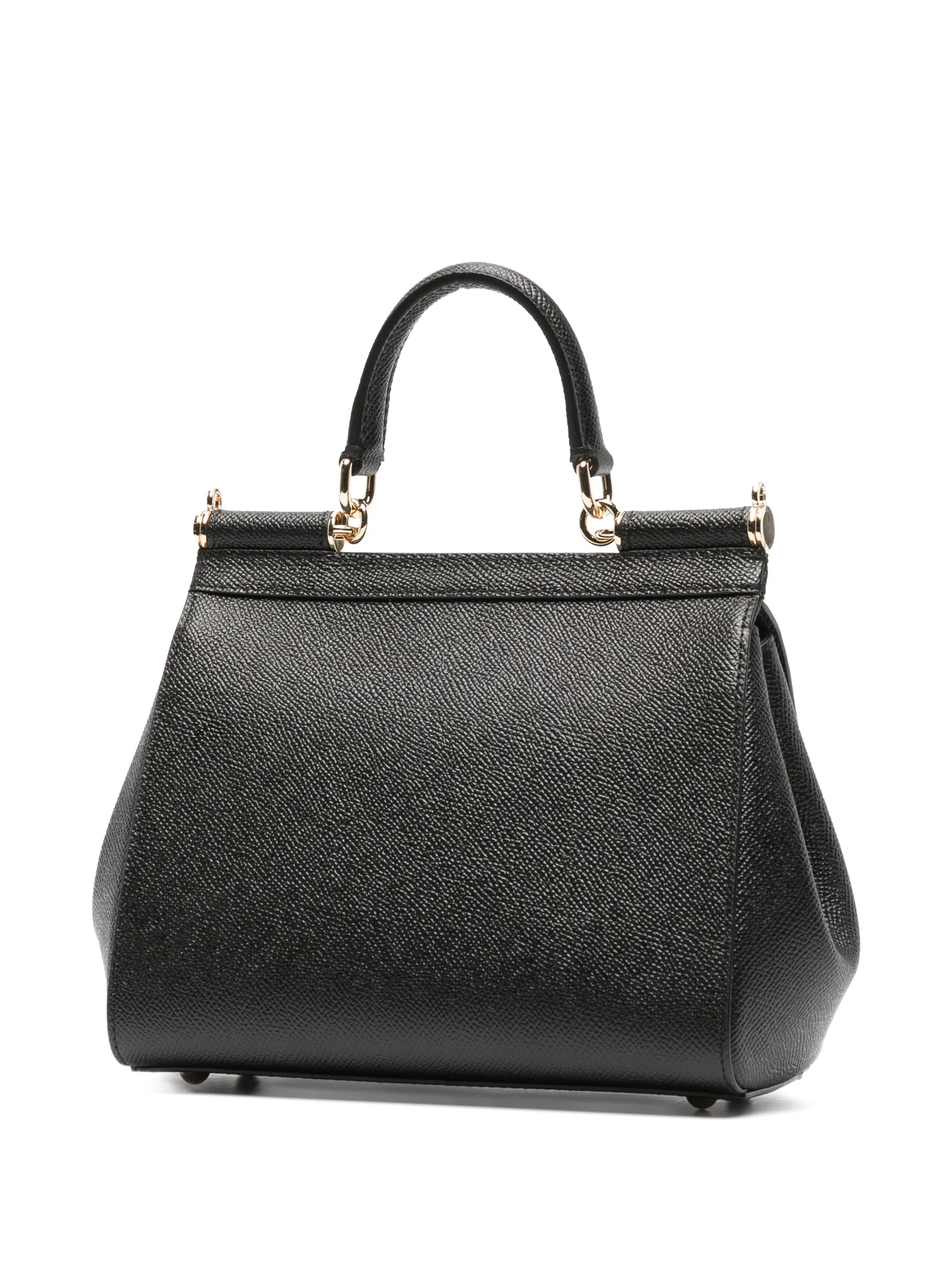 small Sicily handbag in dauphine calfskin