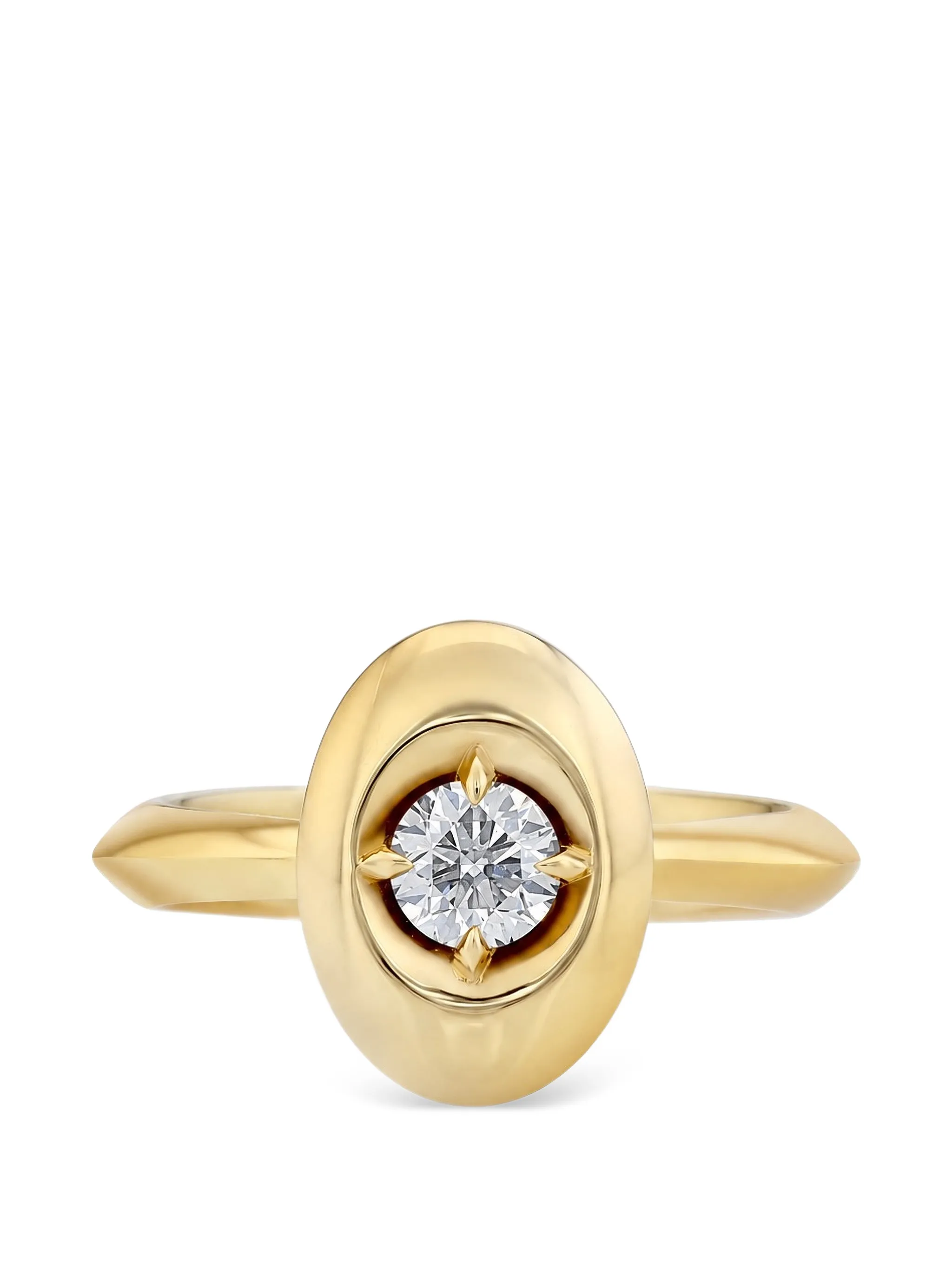 diamond oval ring