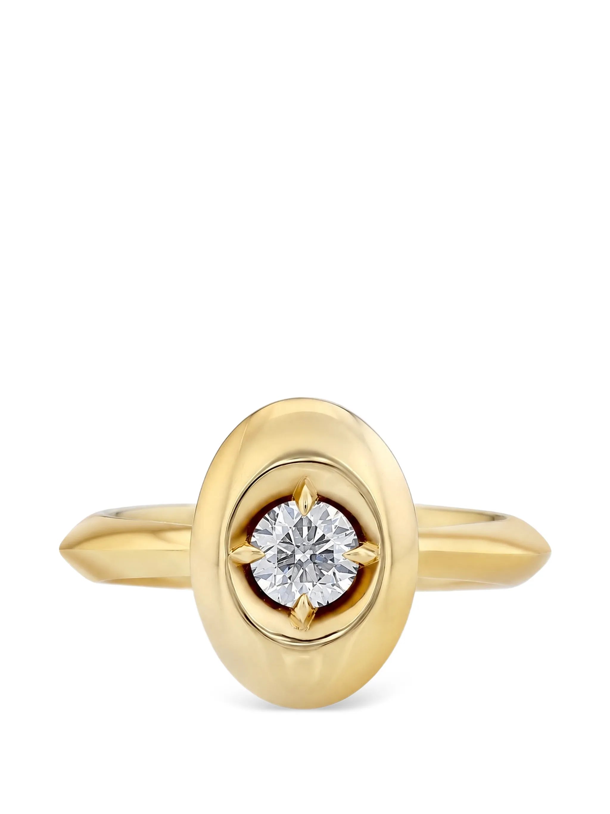 diamond oval ring