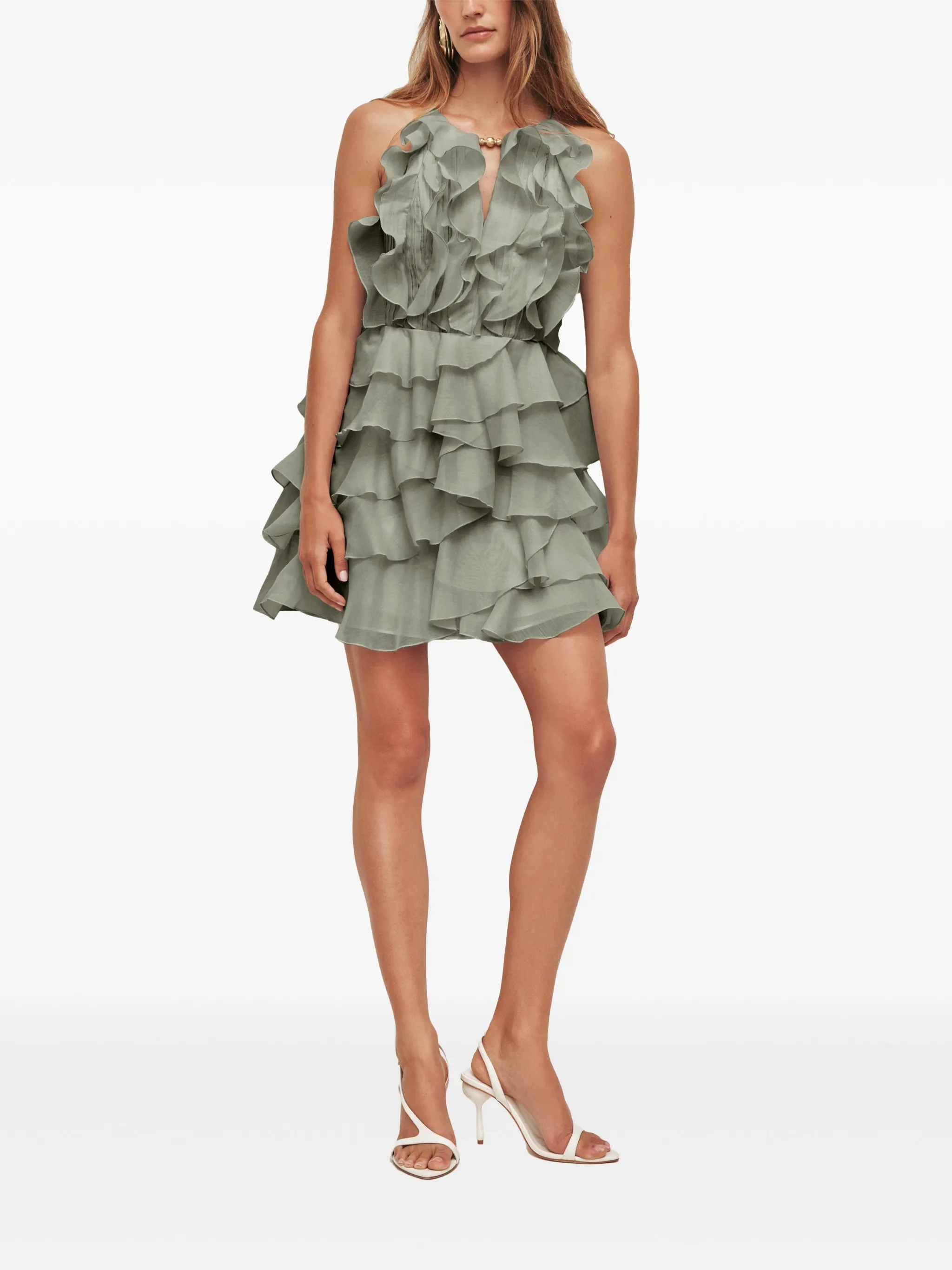 Cleo ruffled mini dress