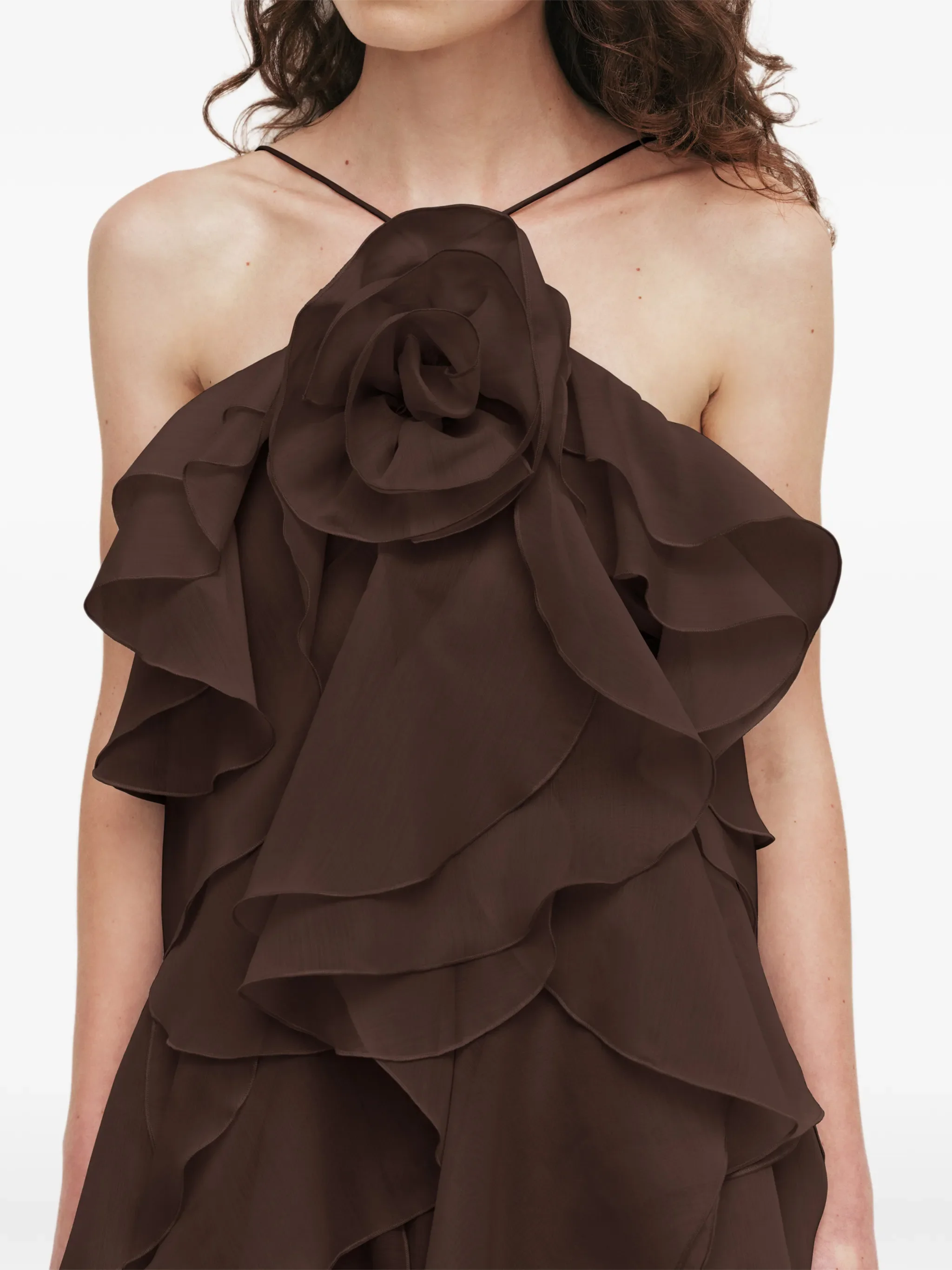 Pandorea ruffled mini dress