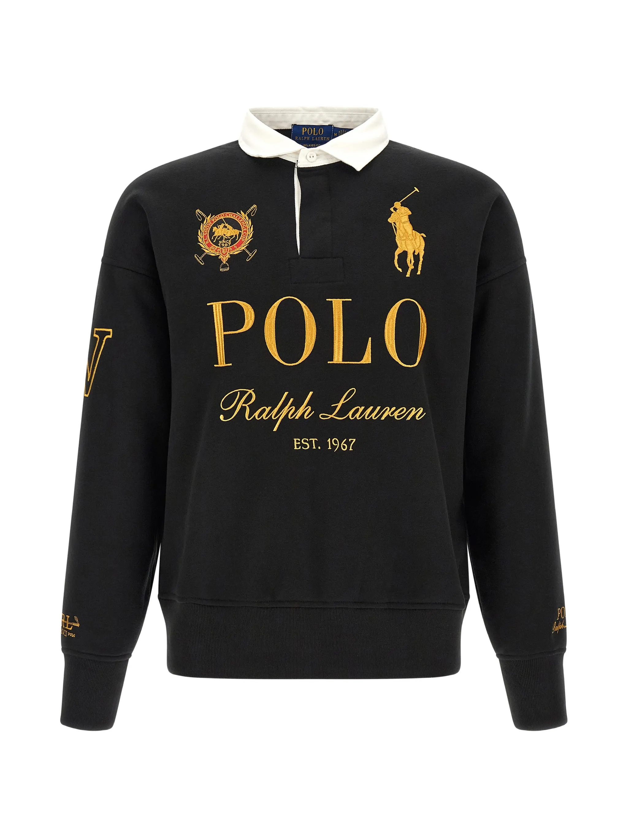 relaxed fit Big Pony rugby sweatshirt polo shirt
