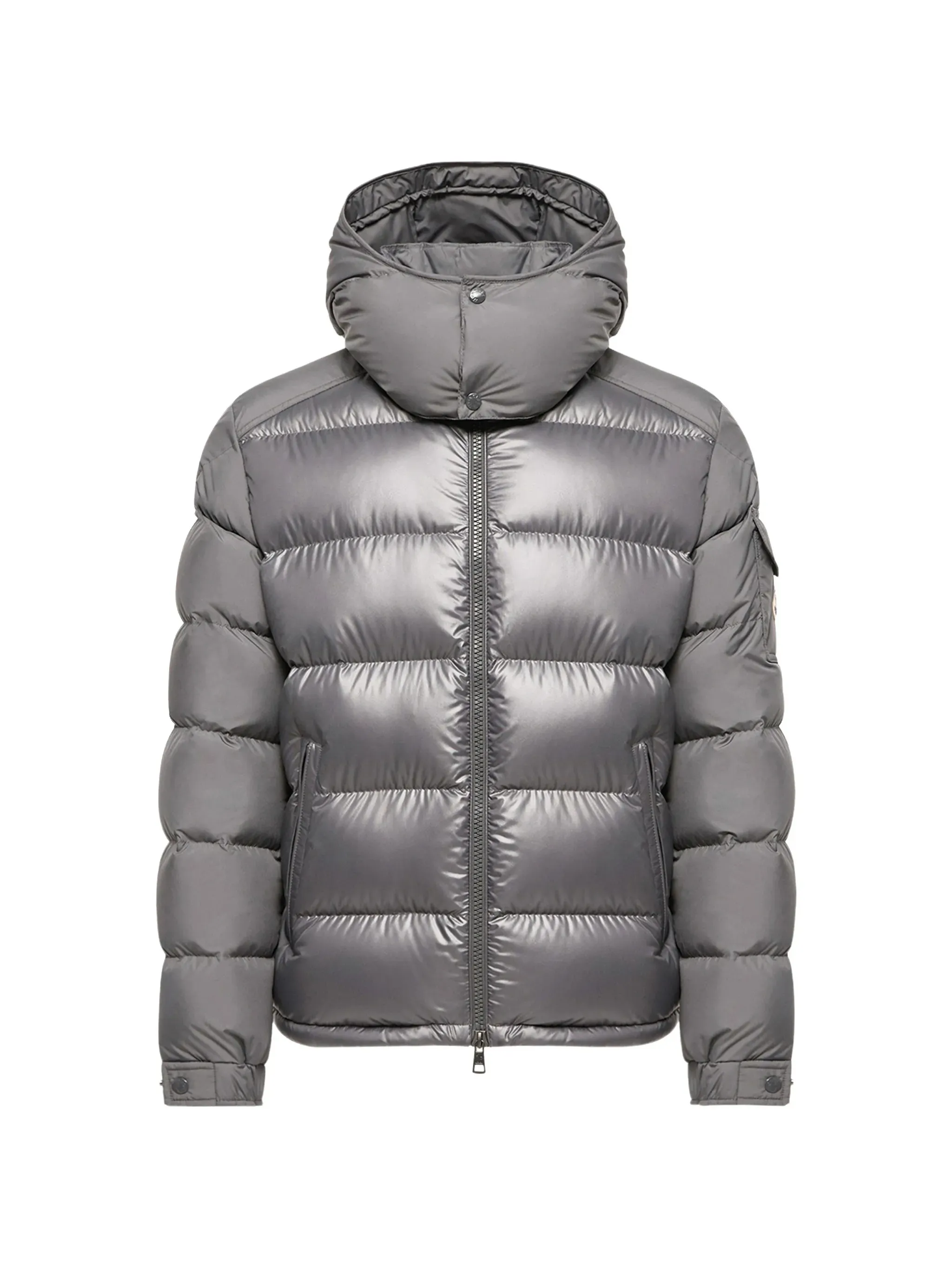 quilted hooded jacket