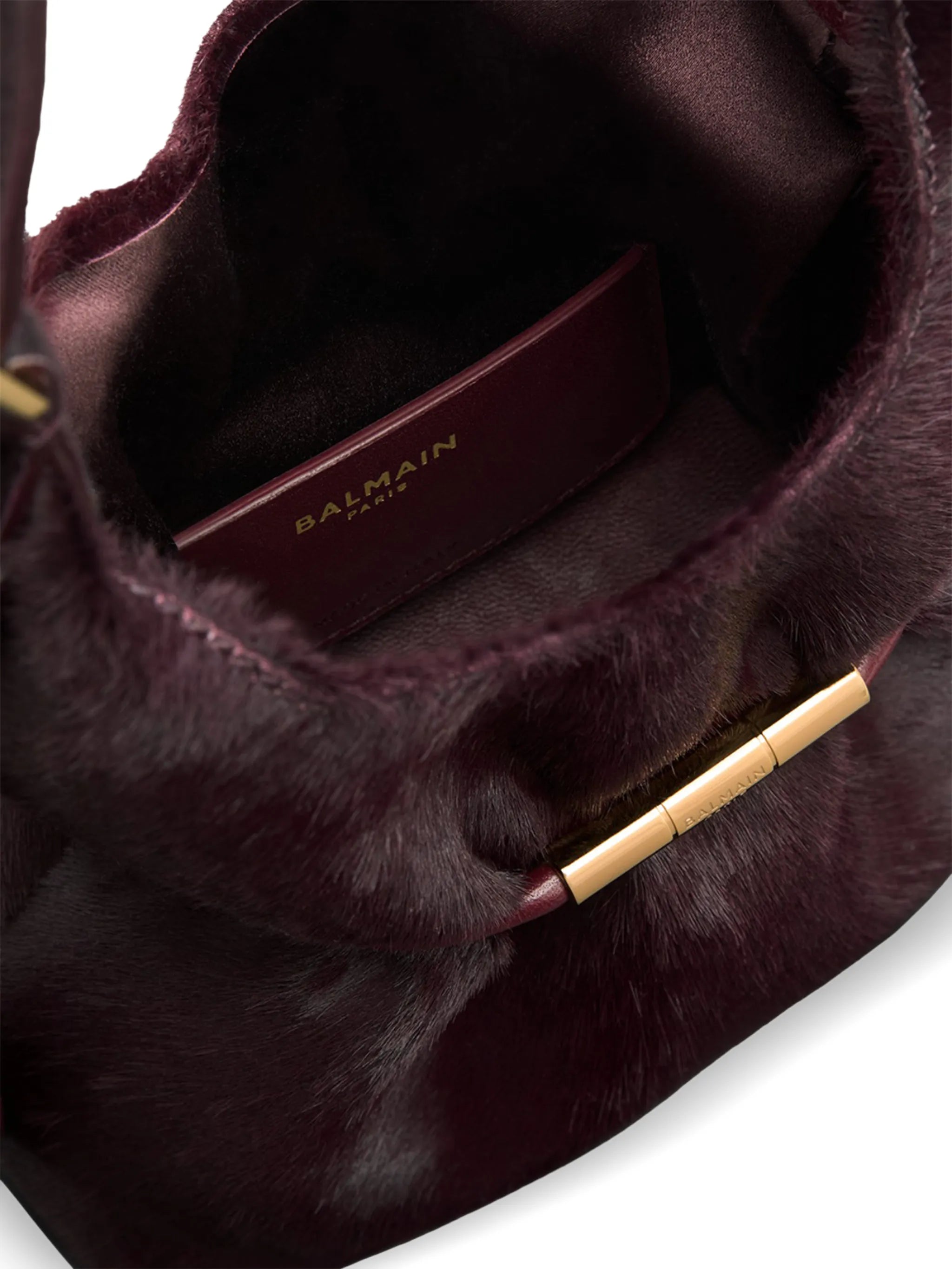 mini Sphynx hair-on leather shoulder bag