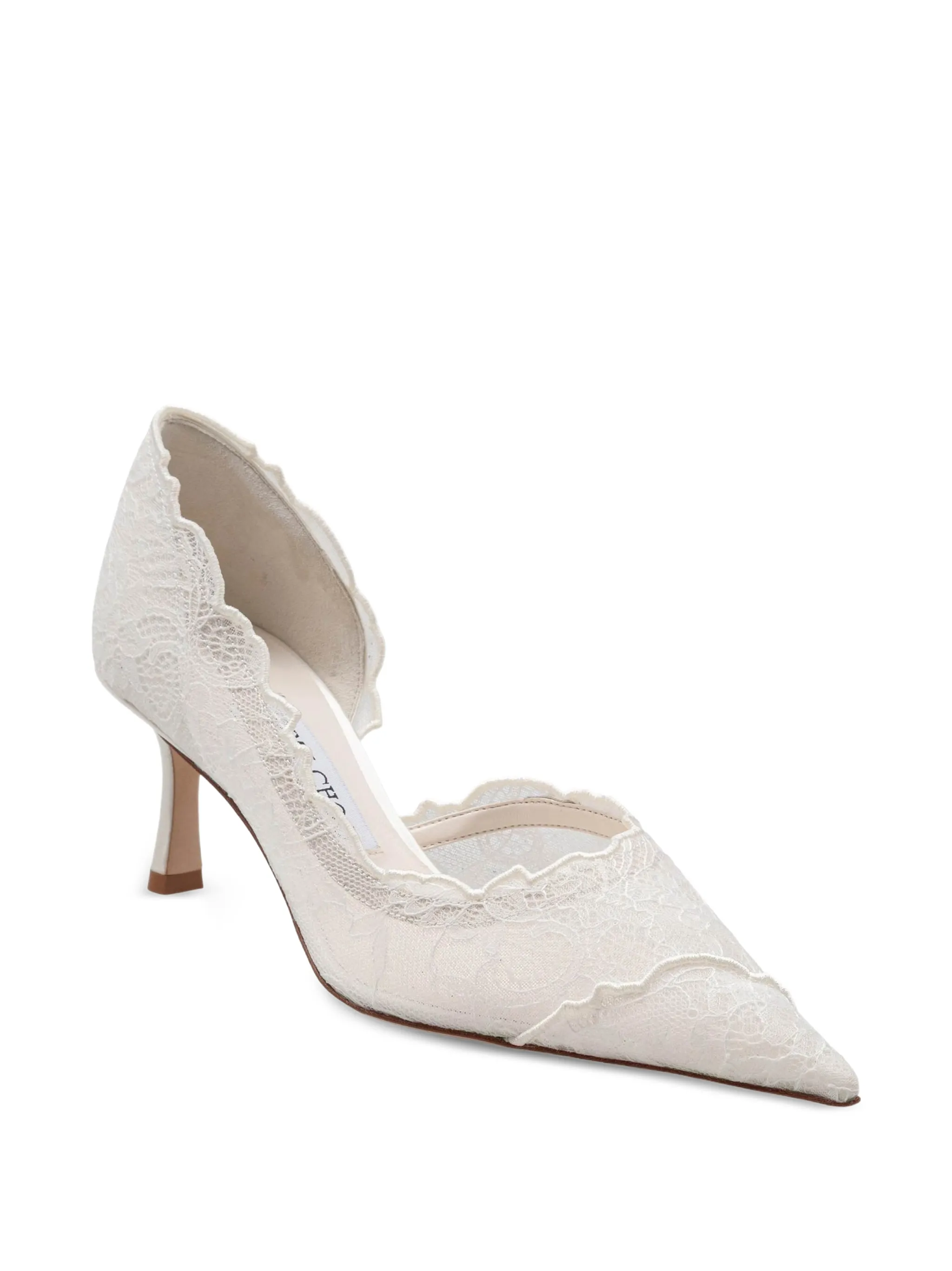 Faiz pump 65 ivory lace pumps