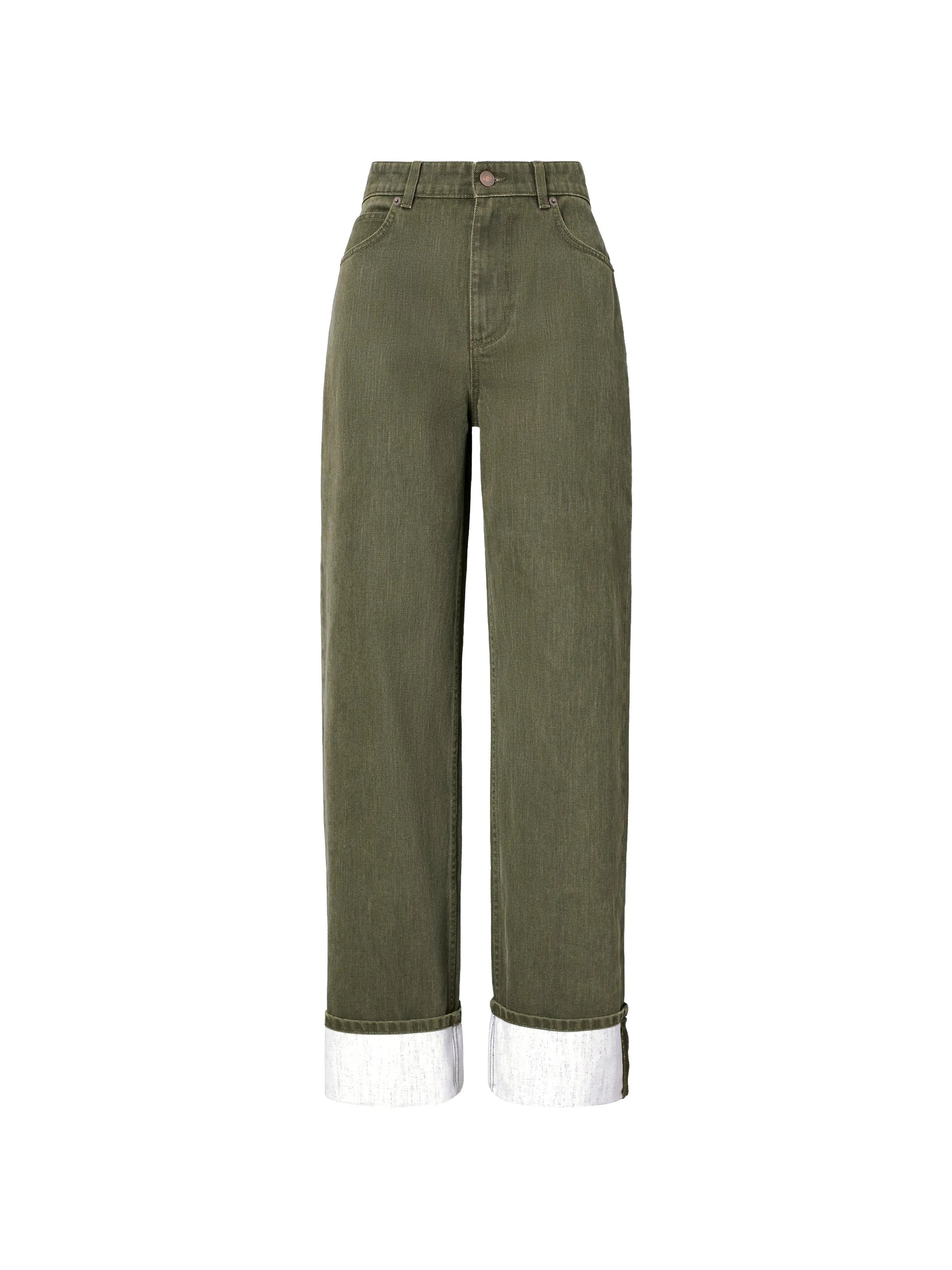 cuffed jeans