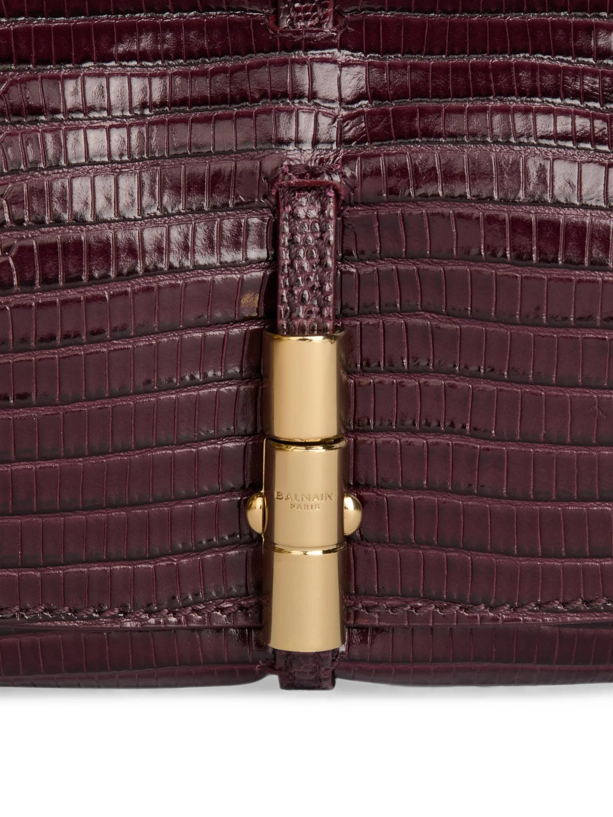 embossed-leather Metropolis bag