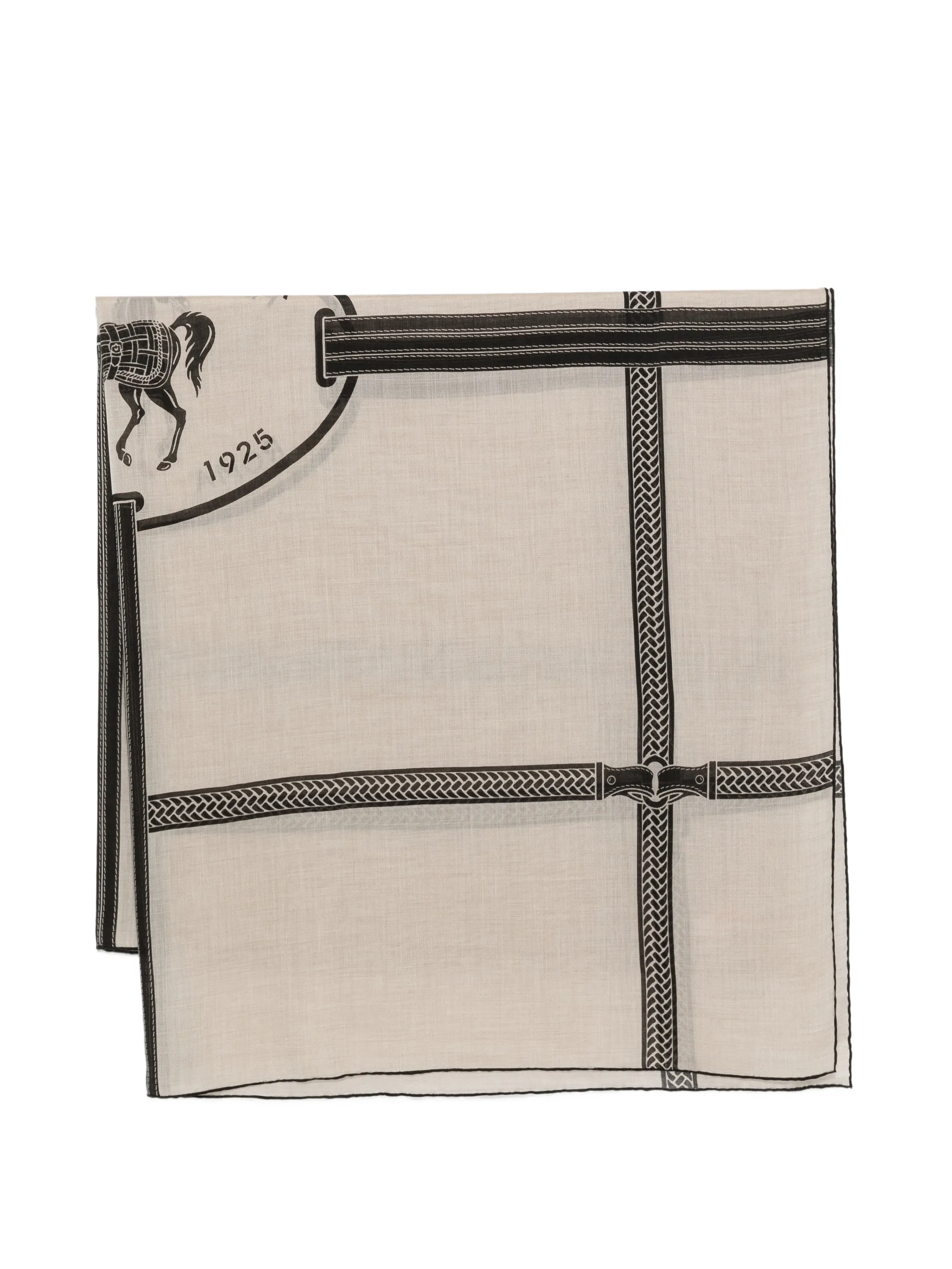 equestrian-print scarf