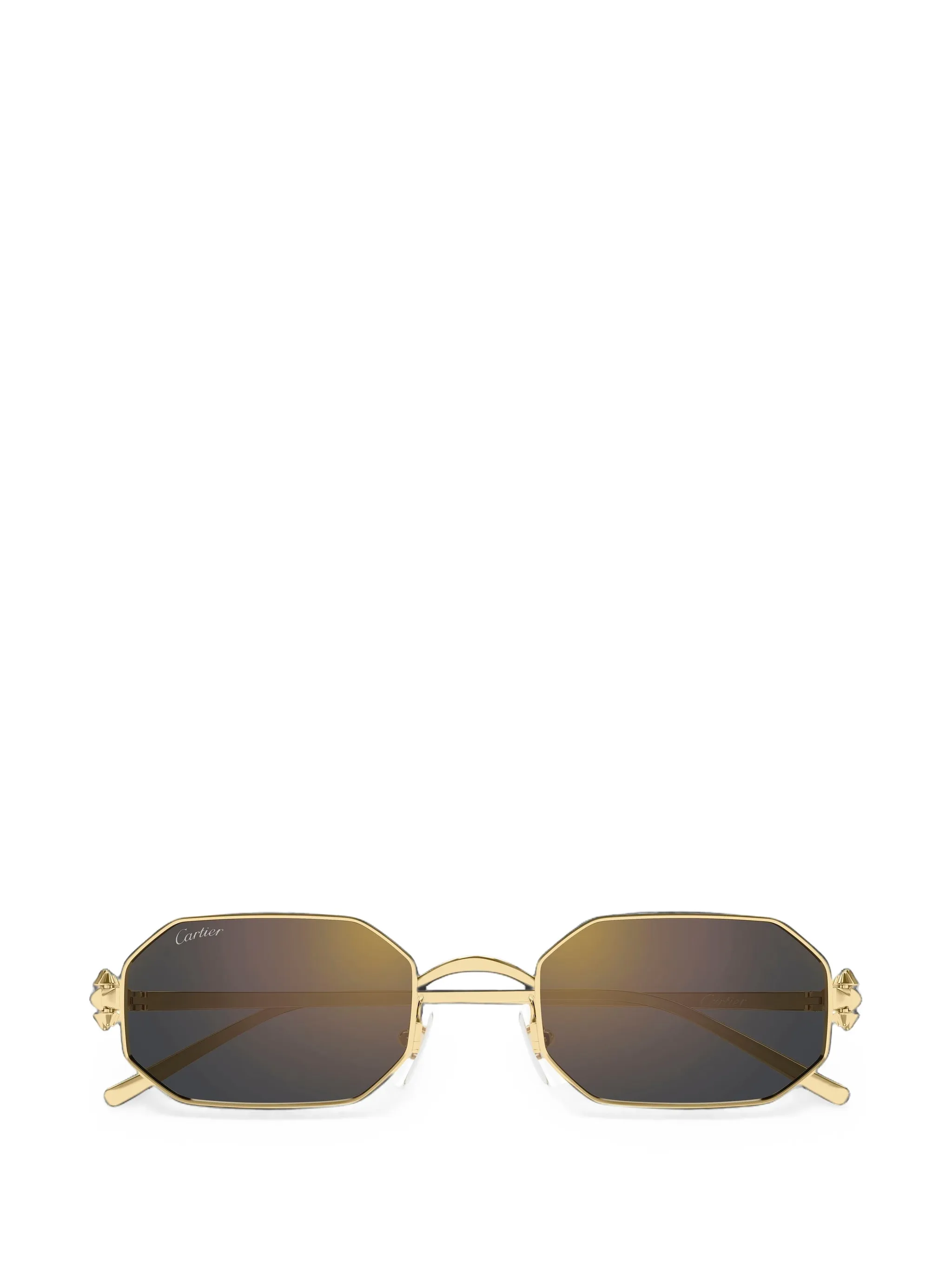 geometric-frame sunglasses