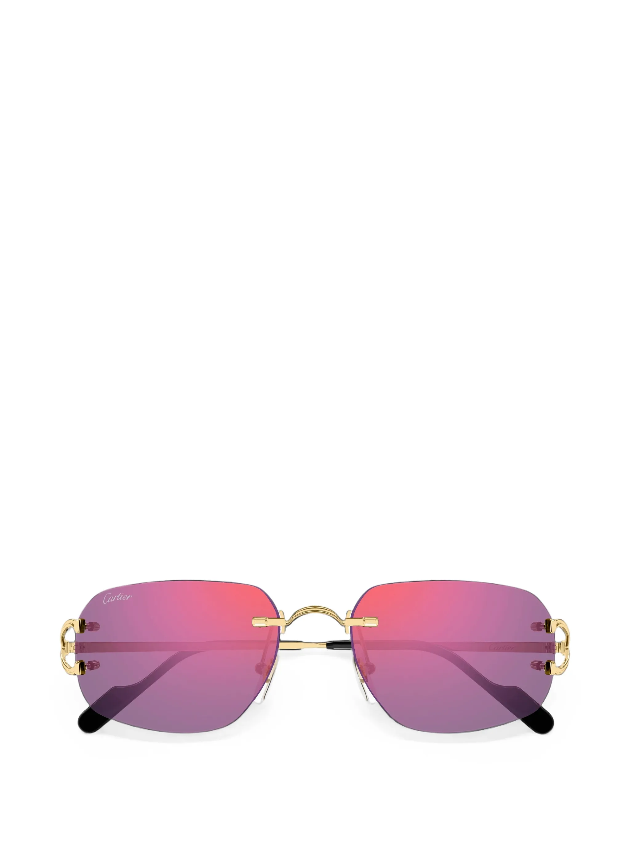 C de Cartier rimless sunglasses