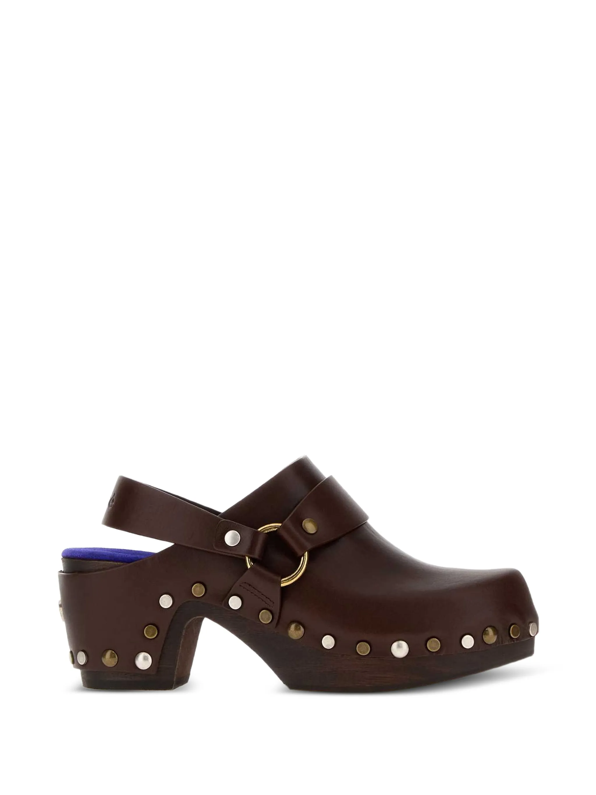 Talis studded leather clogs