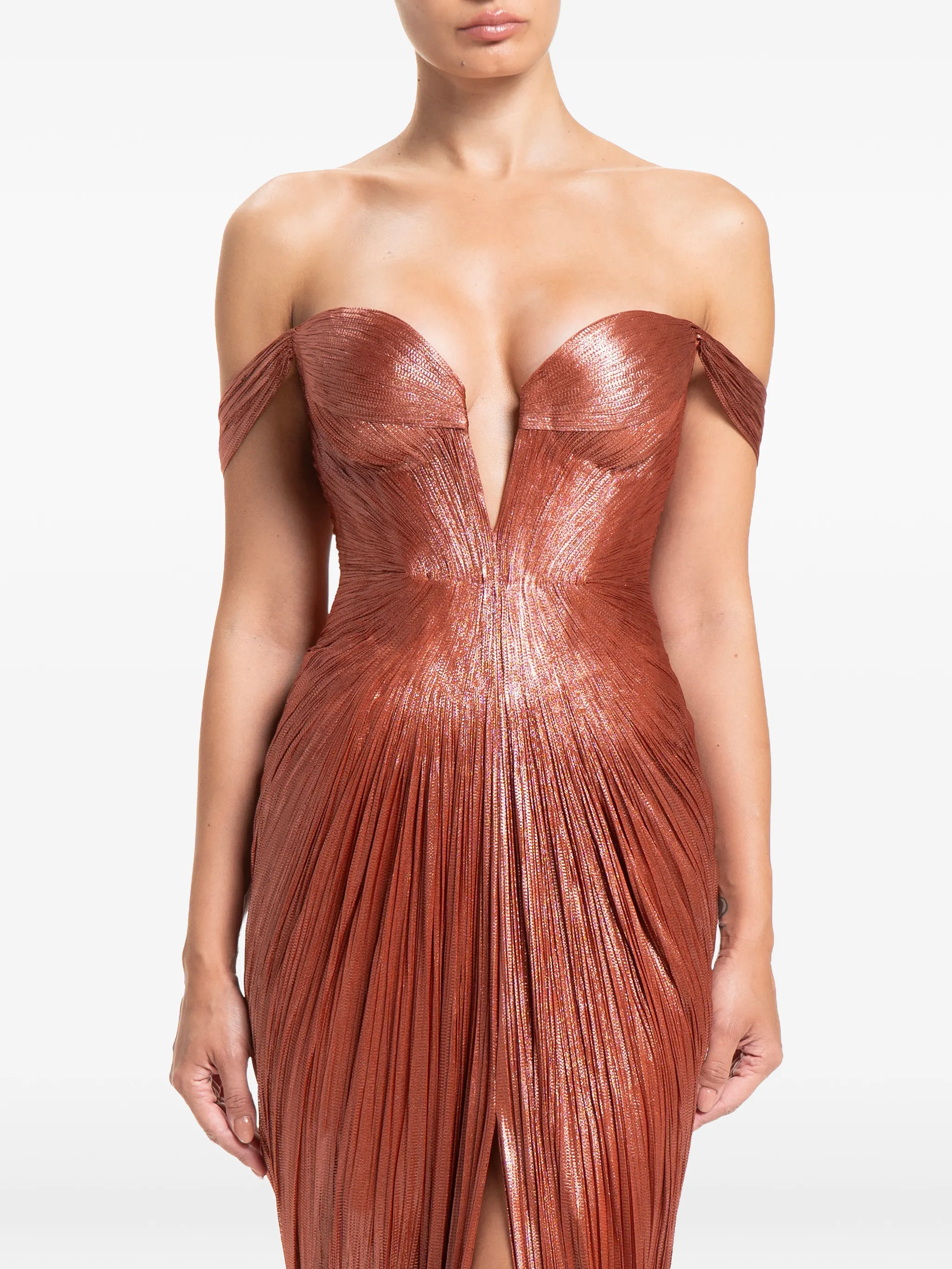 Martina off-shoulder maxi dress