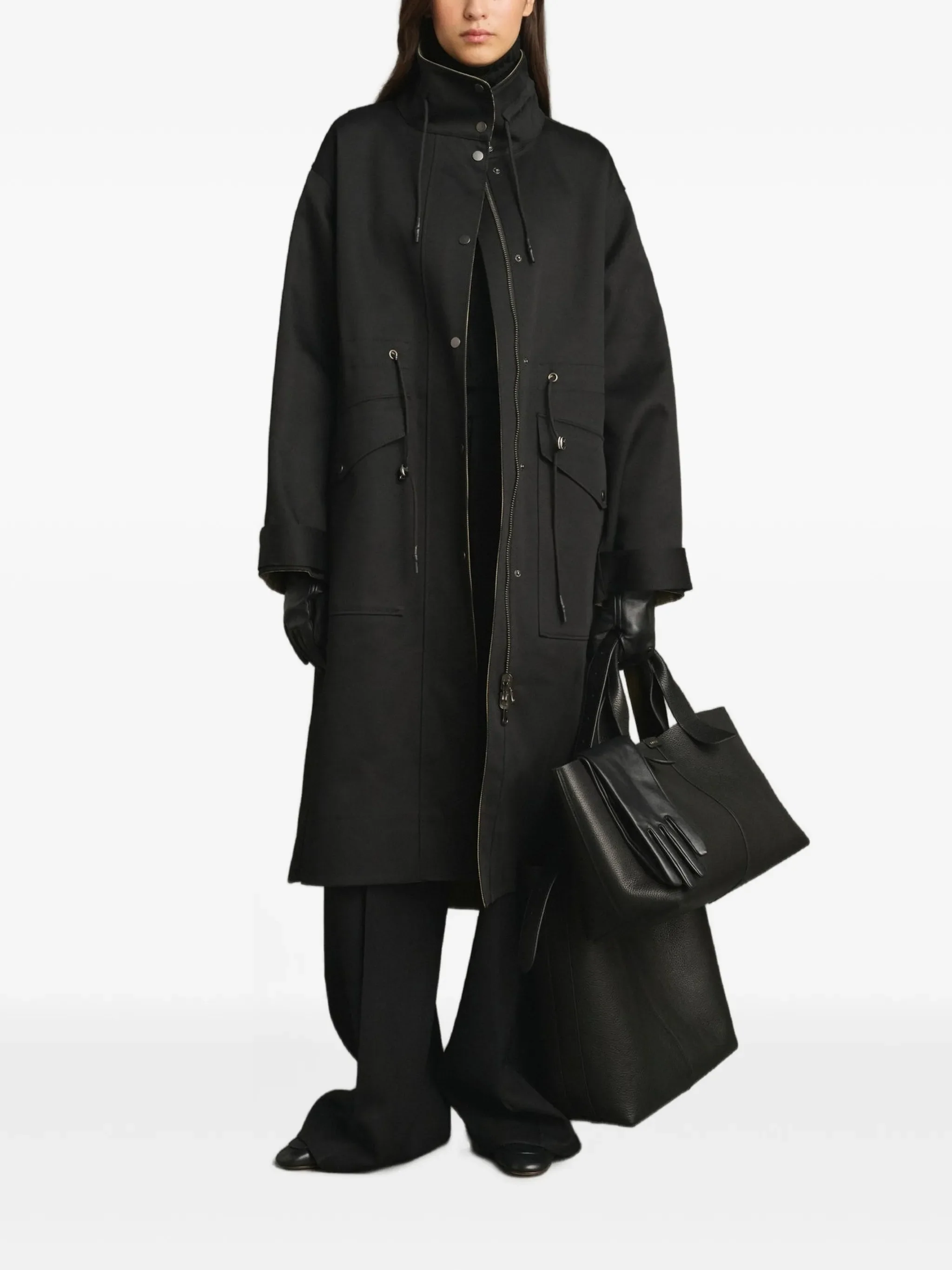 Luce reversible parka coat