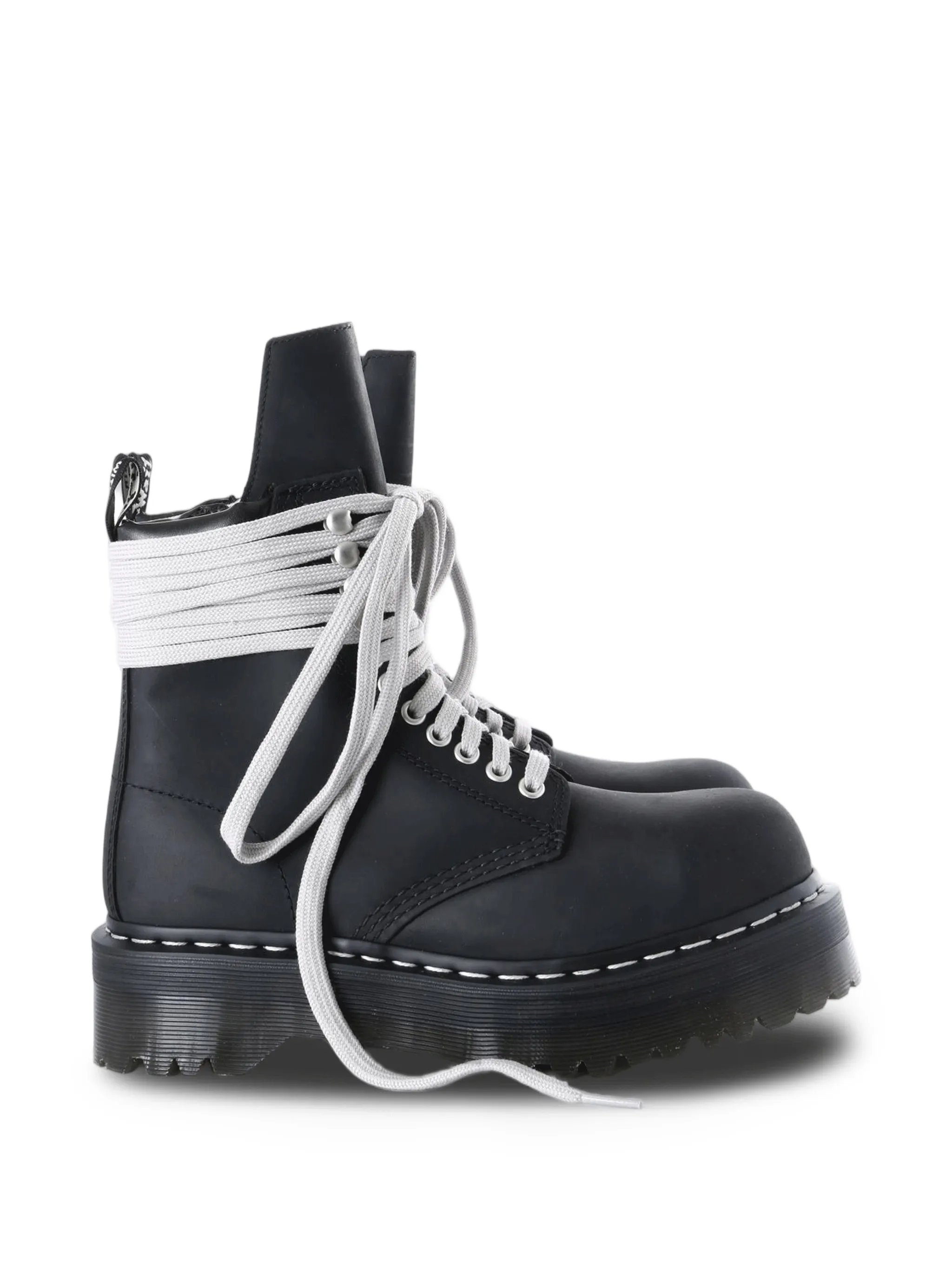 geometric-tongue steel-toe boots