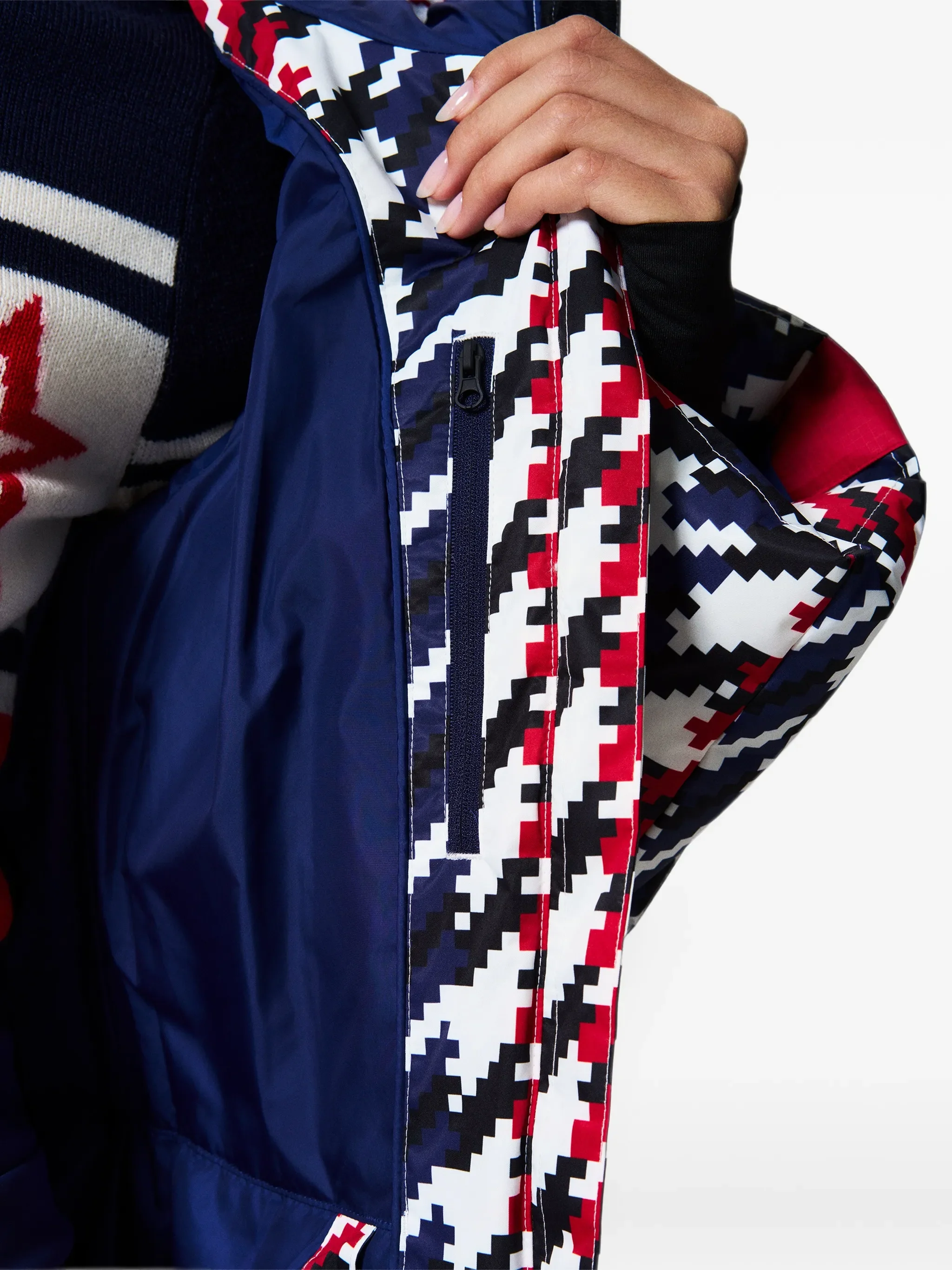 duvet down ski jacket
