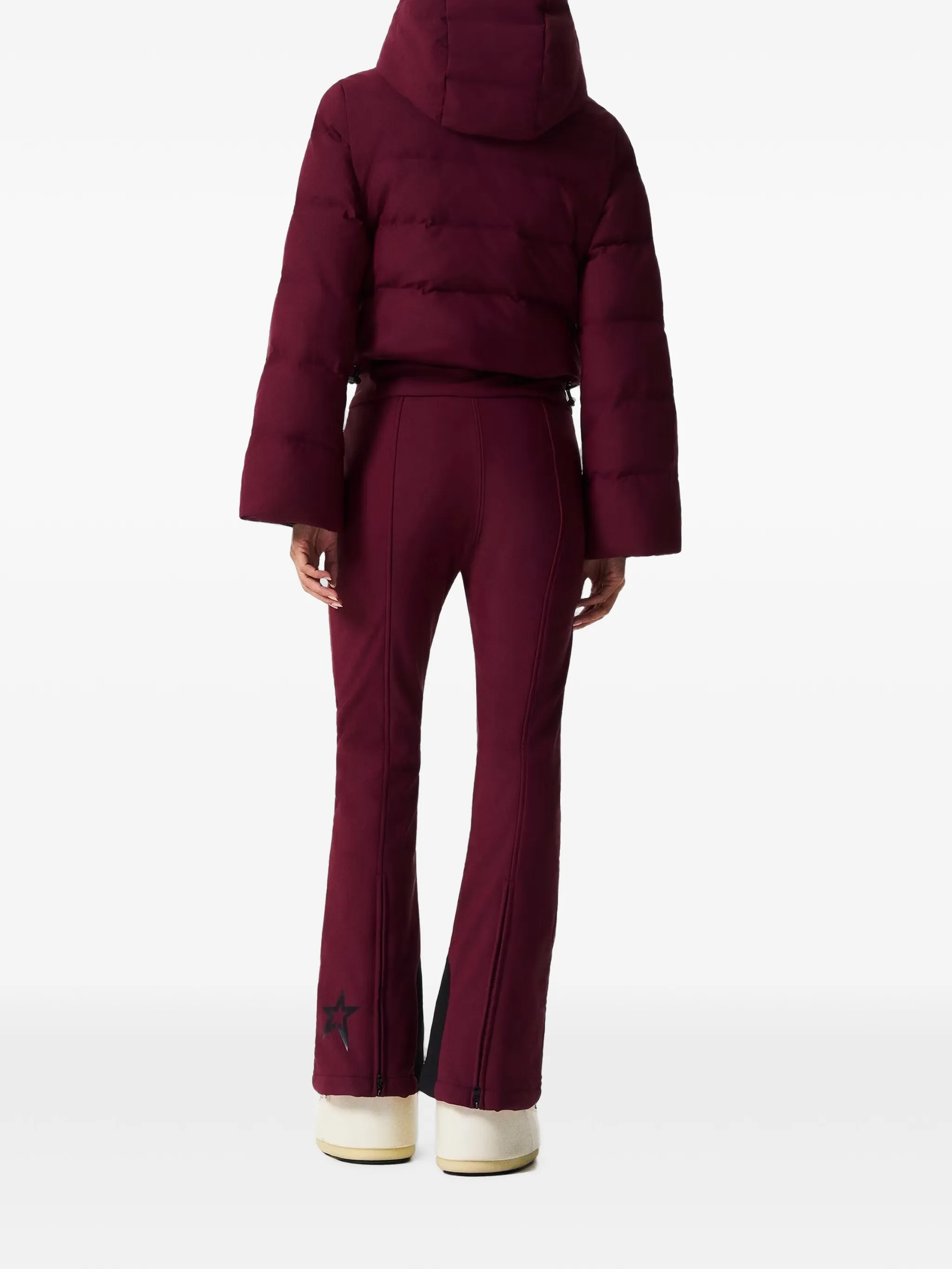 polar flare down ski suit