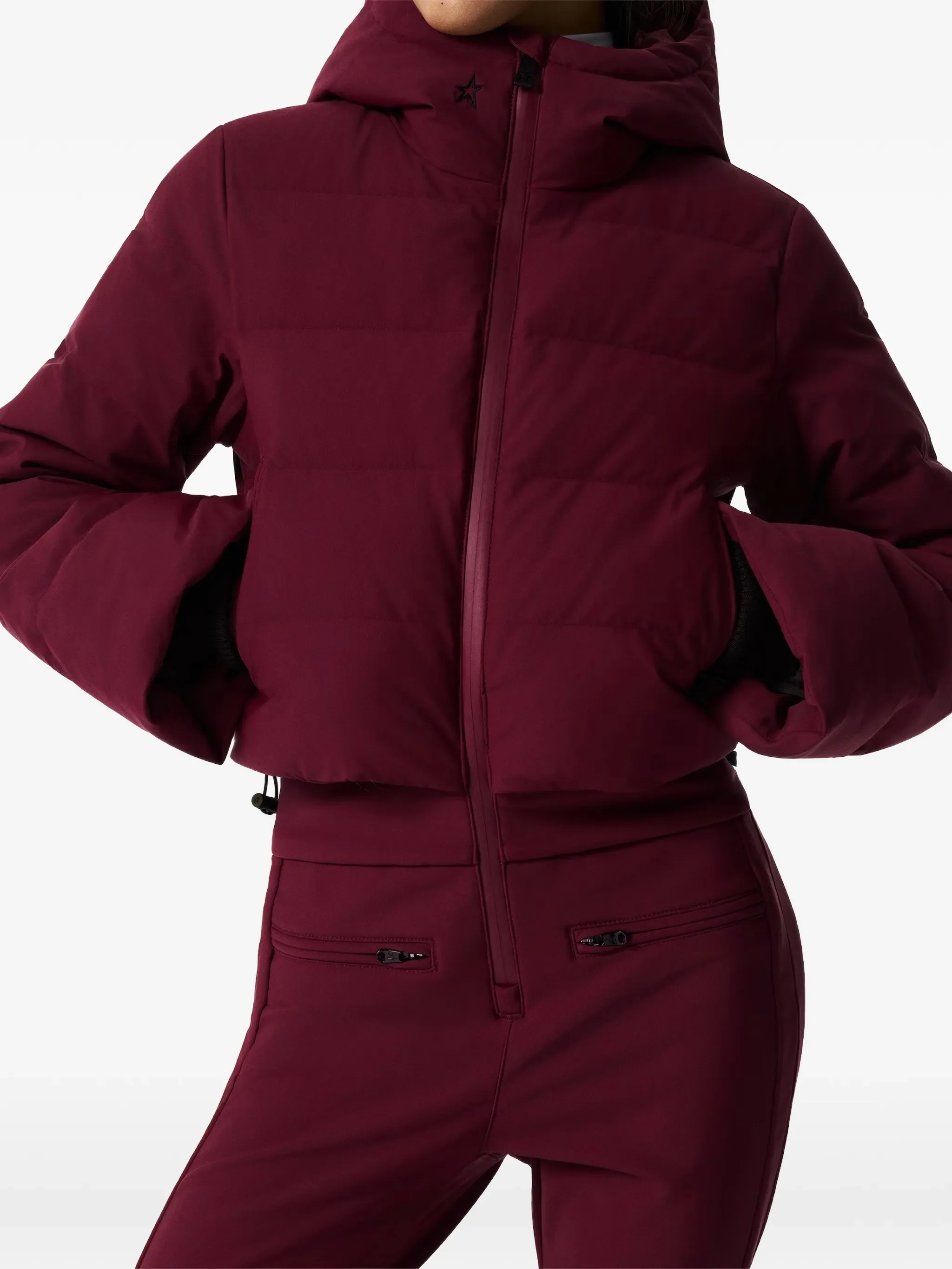 polar flare down ski suit