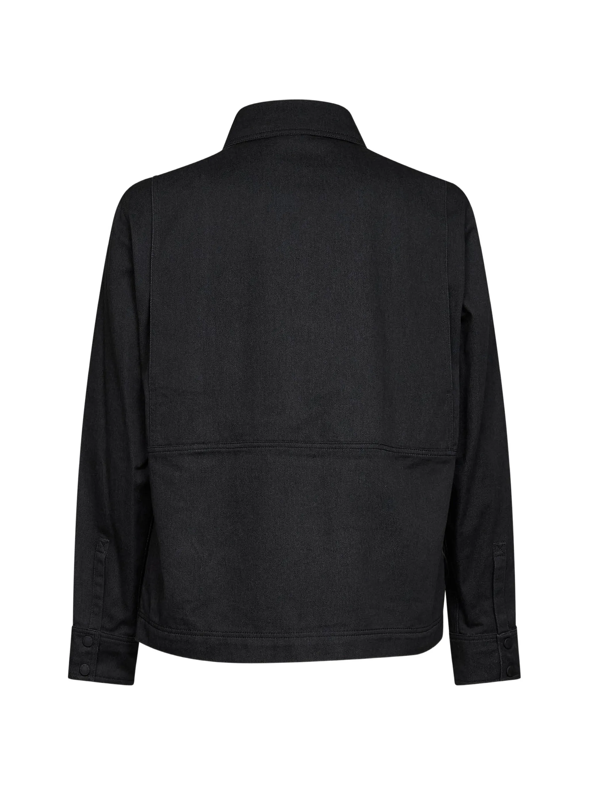 logo-patch zip-up jacket