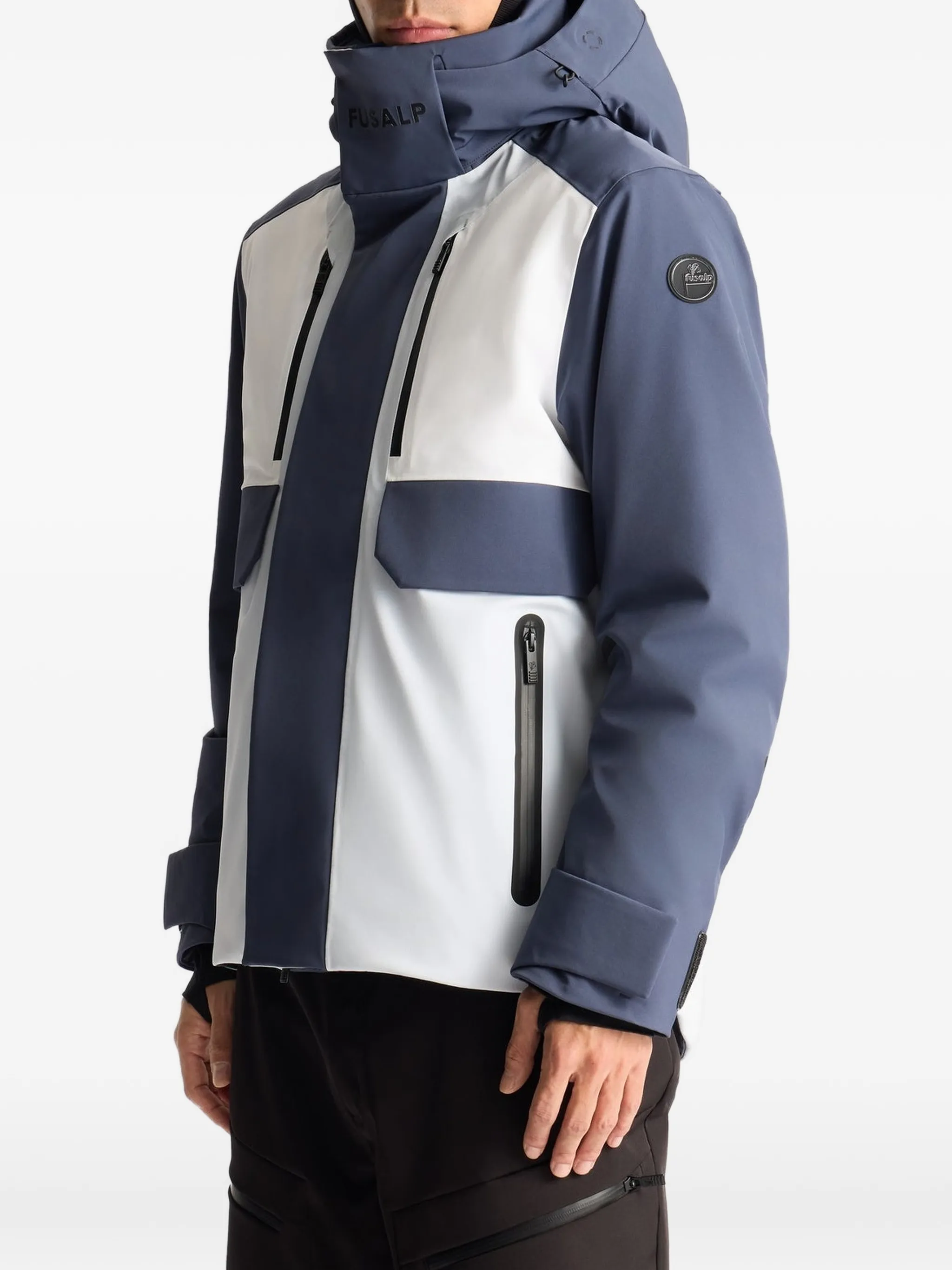 John colour-block ski jacket