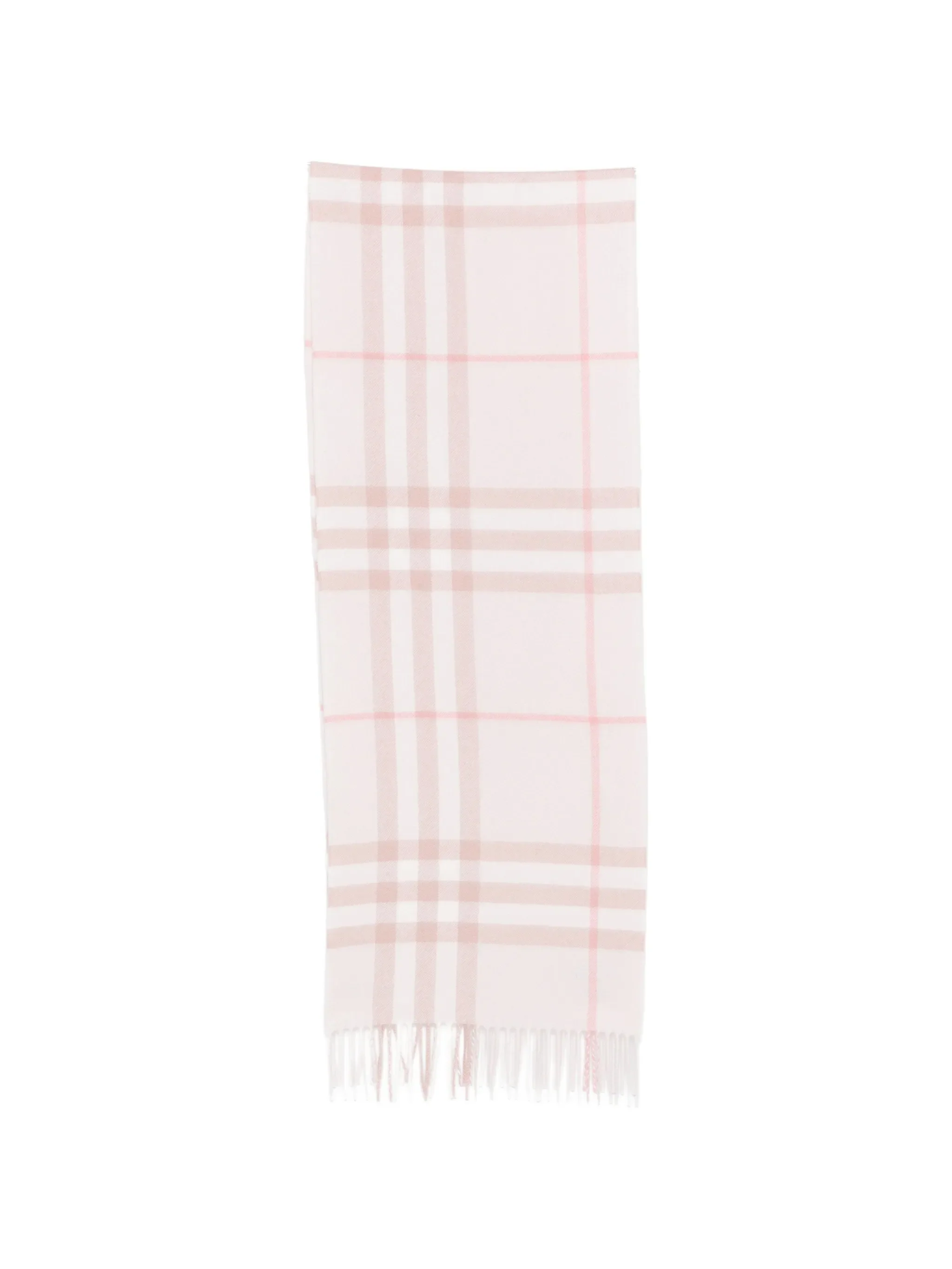 Giant Check cashmere scarf