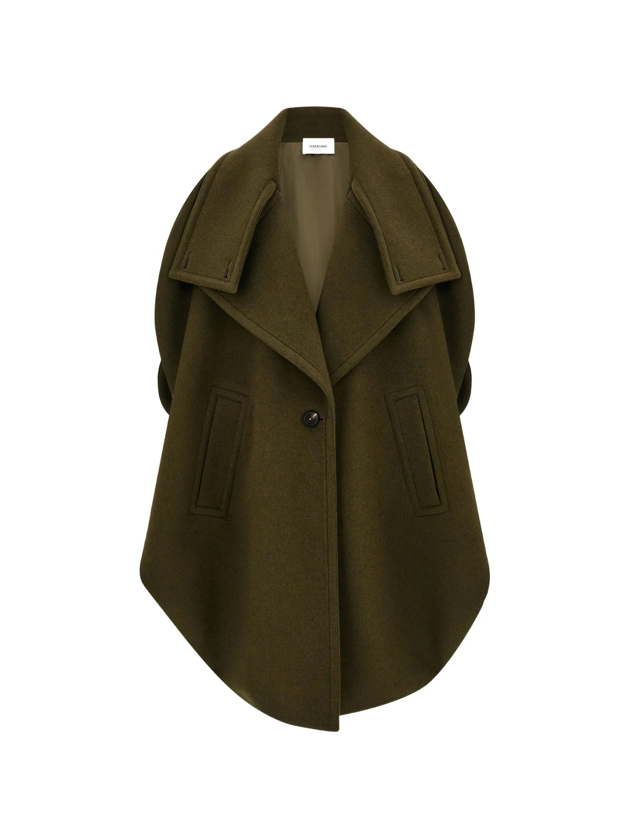 single-breasted peacoat